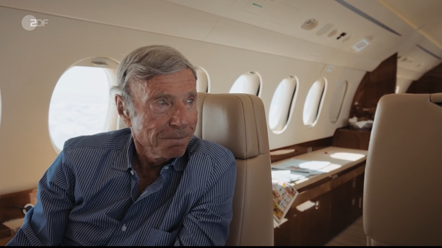 Wild im Privatjet