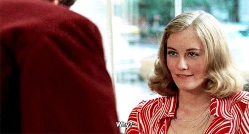 #CybillShephard also from #Moonlighting asks, "Why?"