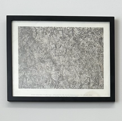 Jackson Pollack, Number 1, 1950 (Lavender Mist), abstract framed print