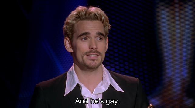 Matt Dillon outing his former English teacher as gay