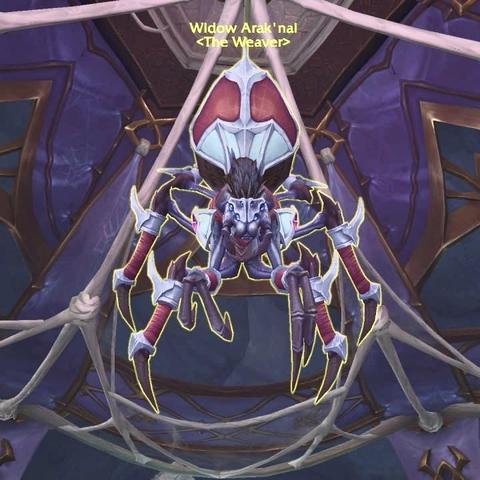 Spider character named The Weaver whom the player interacts with a lot.