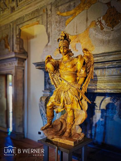 The angel statues in Castel Sant'Angelo in Rome