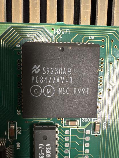The floppy controller chip used by the Backpack drives. Very common chip, still available in bulk!