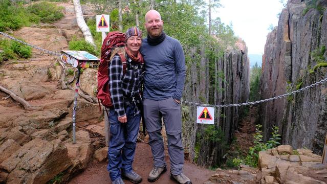 Die Schlucht Slåttdalsskrevan