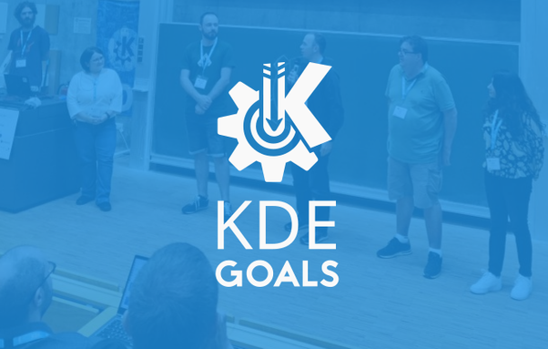 Picture of Goal Champions at Akademy 2024 with the graphics