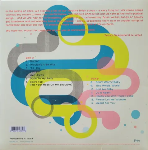 album cover, rear, illustration
