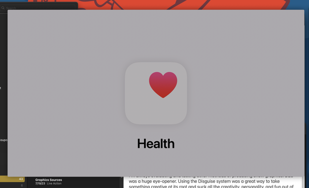 A screen capture of the Apple event today. A video window floats over backgrounds items. The white in the Notes app is white. The “white” in the video still is a dull grey.