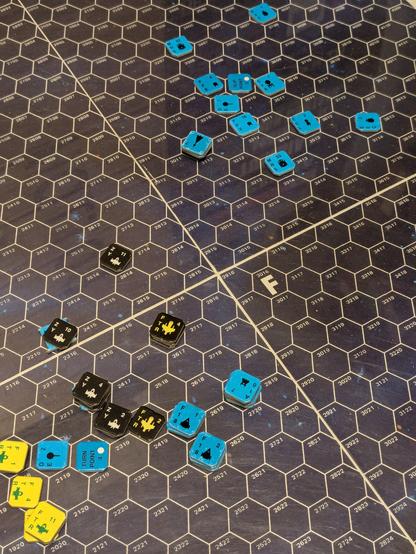 SFB Pleiades Turkey Shoot. These pictures are from the action on Turn 4.