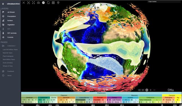 screen shot - climatechange.org opening webmap