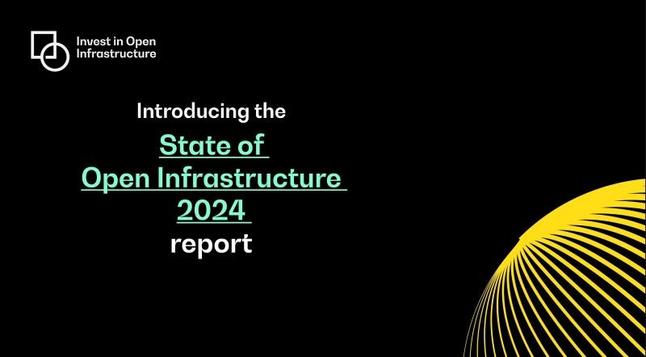 Cover page of IOI State of Open Infrastructure 2024 report