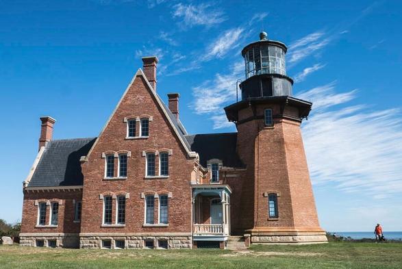 Block Island Southeast Light Historic Lighthouse

The Block Island Southeast Light is a historic lighthouse situated on the southeastern tip of Block Island, Rhode Island. First lit in 1875, this iconic structure was built to guide maritime traffic safely through the treacherous waters between Long Island Sound and the Atlantic Ocean. Its strategic location is crucial for navigating the often turbulent waters off the coast of Rhode Island, a region known for its rocky shoals and unpredictable weather.

The lighthouse itself is a charming example of 19th-century American maritime architecture. Standing at 180 feet tall, it was constructed from native granite and is characterized by its classic white and red striped pattern, which helps it stand out against the sometimes harsh New England weather. The Block Island Southeast Light features a distinctive Fresnel lens, a technology that revolutionized lighthouse illumination with its ability to project a powerful, focused beam of light over long distances.

In addition to its operational role, the Block Island Southeast Light is a beloved historical landmark.

https://fineartamerica.com/featured/block-island-southeast-light-historic-lighthouse-wayne-moran.html

#rhodeisland #BlockIsland #lighthouse #architecture #beach #ocean #nature #hiking #travel #travelphotography #landscapephotography

#AYearForArt #buyintoArt #fineart #art #FillThatEmptyWall #homedecorideas