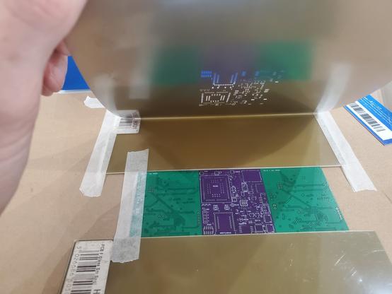 A home made solder mask jig