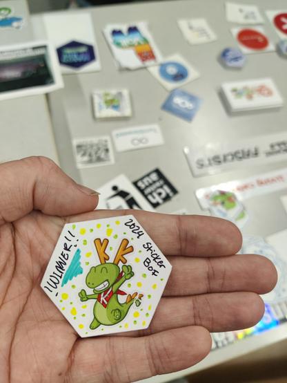 Picture of the sticker's bof winner sticker
