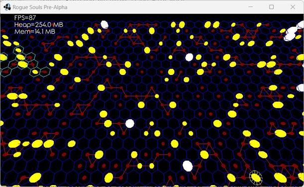 Screen capture of game-in-development Rogue Souls, depicting an abstract sector of space with stars having size corresponding to their respective mass. It isn't exactly scientific but it's a step in the right direction.