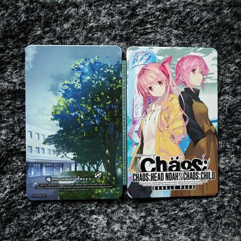 Steelbook zestawu Chaos;DoublePack, zawierającego gry Chaos;Head Noah i Chaos;Child, na konsolę Nintendo Switch.