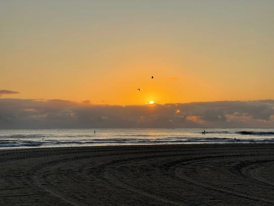 sunrise on the beach