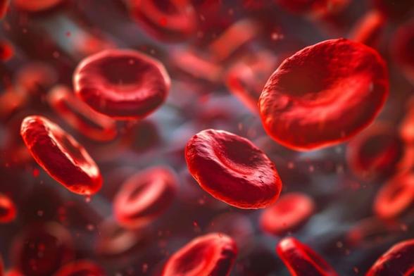 drawing of various red blood cells