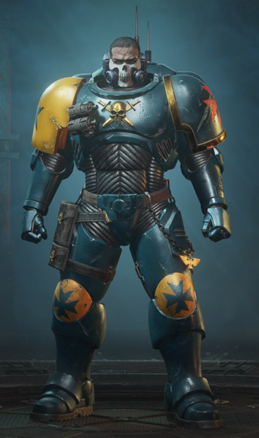 Imatge d'un Space Marine personalitzat de Warhammer 40k Space Marine 2