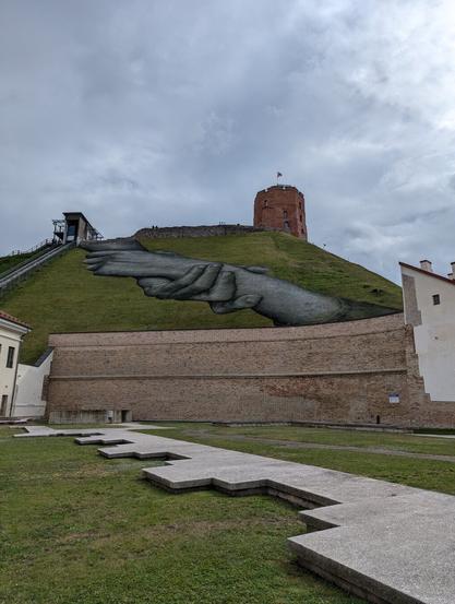 Artwork by SAYPE in Vilnius, Lithuania