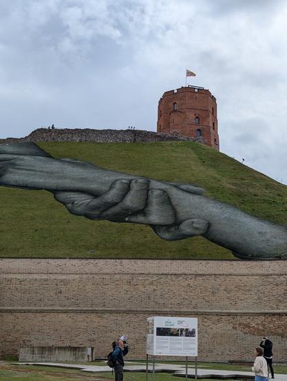Artwork by SAYPE in Vilnius, Lithuania