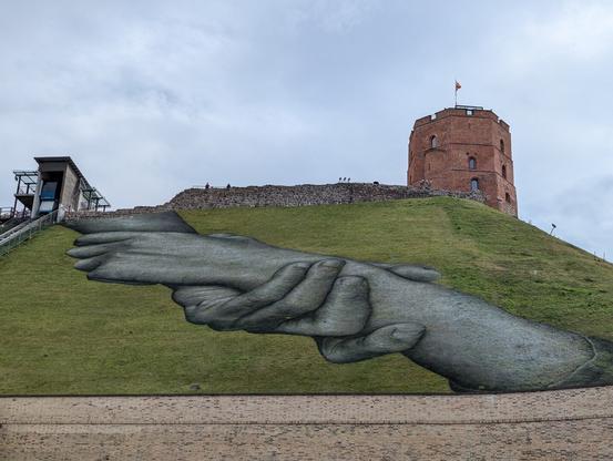 Artwork by SAYPE in Vilnius, Lithuania