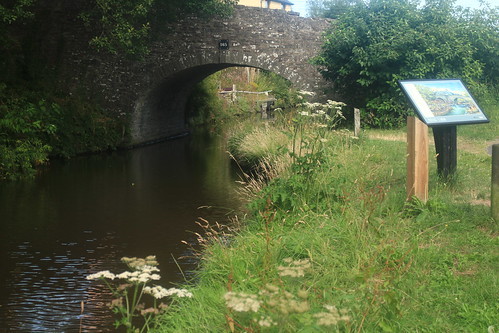 A photo titled "Brecon Canal Bridge", taken near Winding Hole Brecon Theatre by Dave Roberts3 on Flickr.