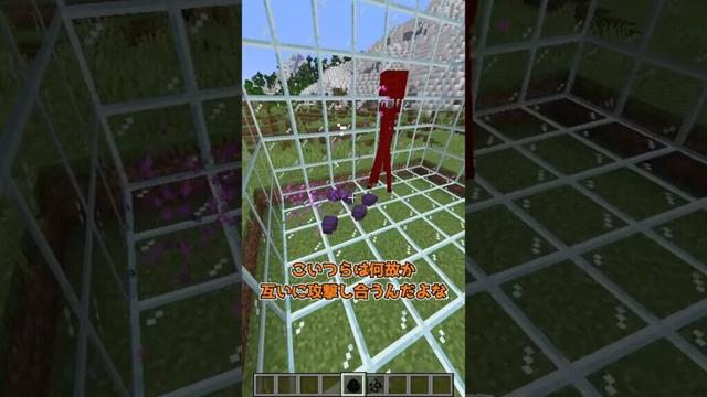 マインクラフトで学ぼう！①食物連鎖編 #マイクラ #ゆっくり実況 #Shorts