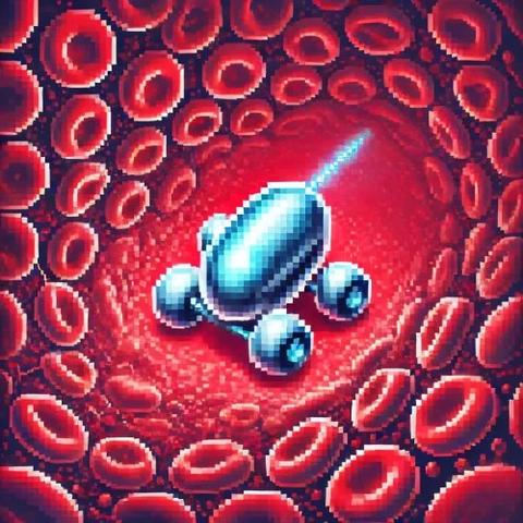 nanobot pixel art style geekysteth blog featured image