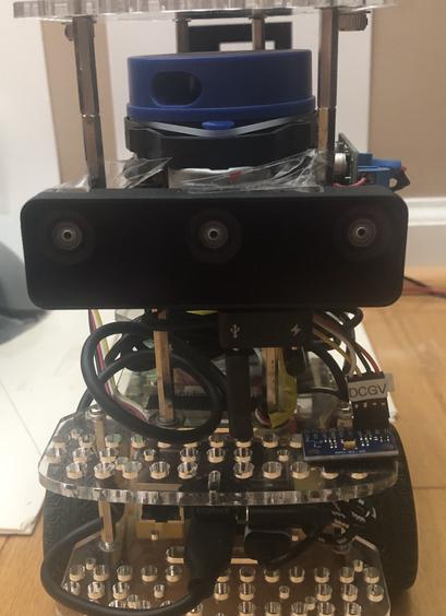 Oak-D-W97 stereo Depth camera and 360 degree LIDAR of robot