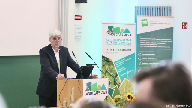 Prof. Frank Ewert, Scientific Director of Leibniz-Centre for Agricultural Landscape Research (ZALF) and Chair of the Conference