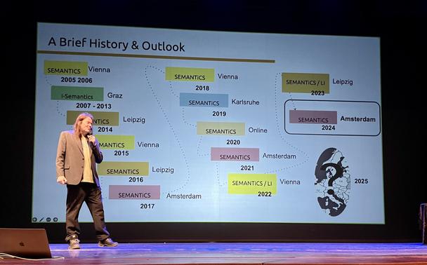 20 years of Semantics presented on one of the opening slides