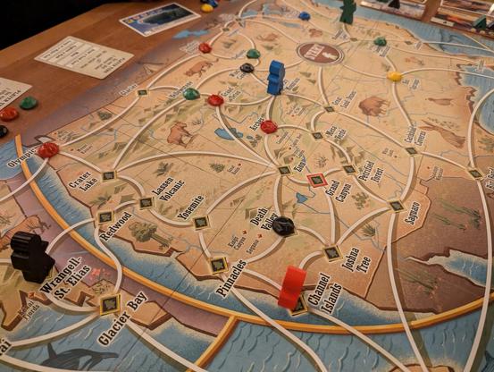 Trekking the National Parks board game