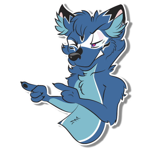 Fingerguns Sticker