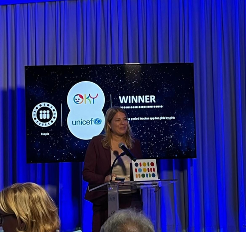 Speech about Oky at award reception