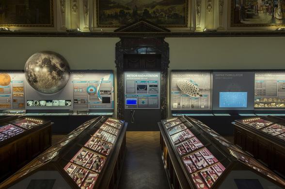 Meteoritensaal des Naturhistorischen Museums Wien (Bild: NHM Wien, K. Kracher)