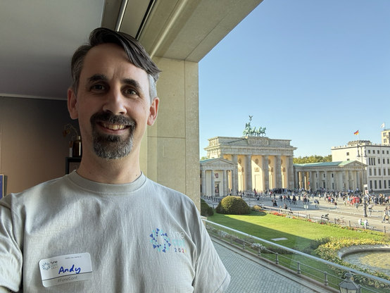 Brandenburg gate from the FyneConf venue