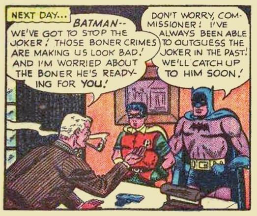 #CommissionerGordon has #BonerCrimes...