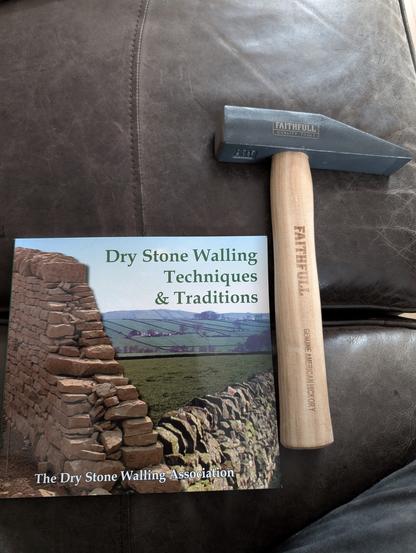 Booklet and walling hammer