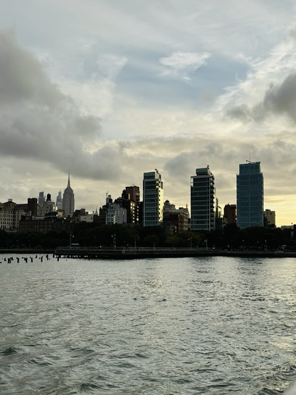 Sunrise over the West Village and the Empire State Building