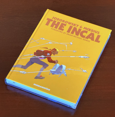A picture of The Incal graphic novel, by Jodorowski and Moebius.