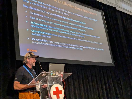 Using vCluster for Lightweight, Ephemeral Kubernetes Demo Environments 	
Kurt Madel
Senior Solutions Architect, Loft Labs