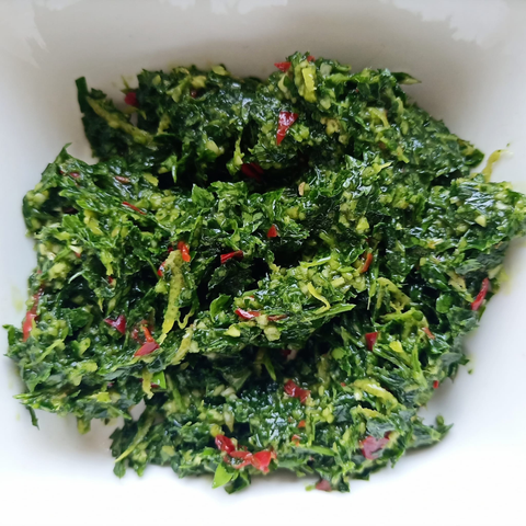 Die fertige Gremolata