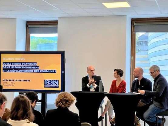 Photo de l'intervention de Samuel Paccoud.