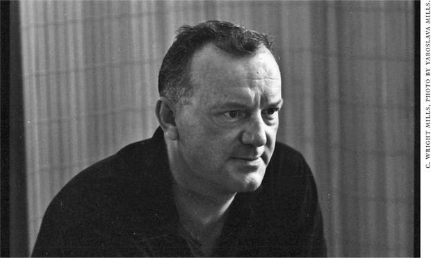 Photo of sociologist C. Wright Mills
