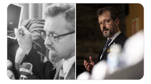 The Goaty beards of J Allen Hynek and Sean M. Kirkpatrick hints the truth is not being told about flying discs.