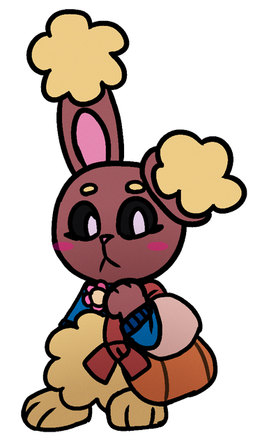 Fullbody image of my Buneary OC (Named Alice)