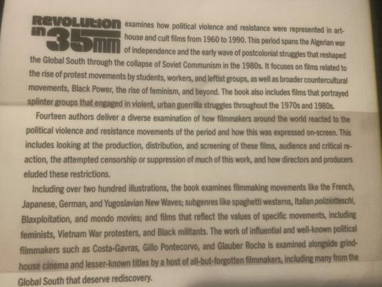 Back cover of the book “Revolution in 35mm”
