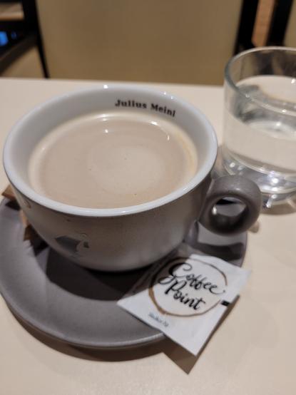 a coffee cup with coffee