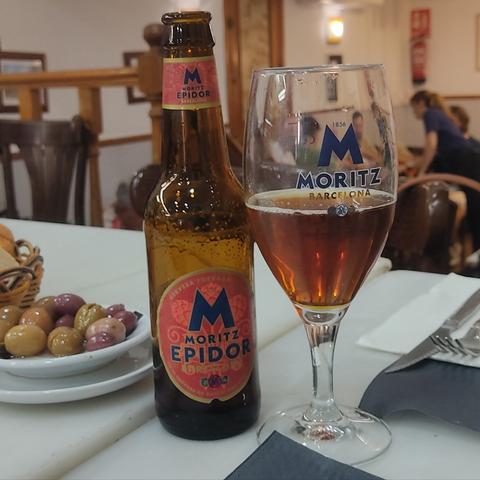 Cerveza tostada Epidor, de Moritz.