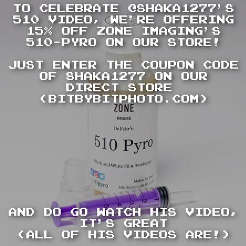 Get 15% off Zone Imaging's 510-Pyro for a limited time